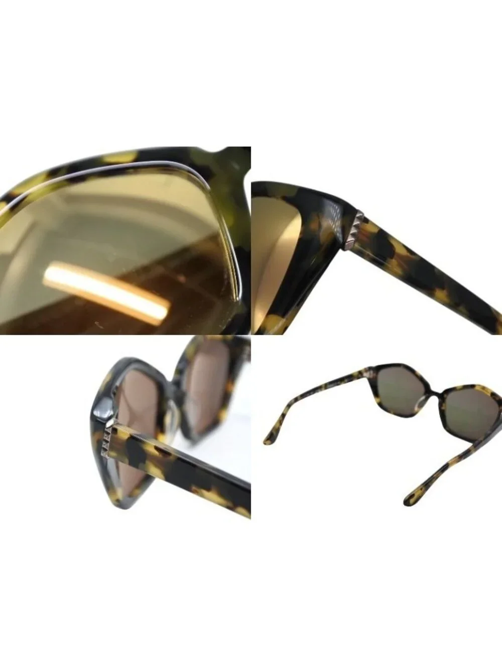 Chrome Hearts Jungle It Up Sunglasses 51 Pyramid Decoration Acetate 925